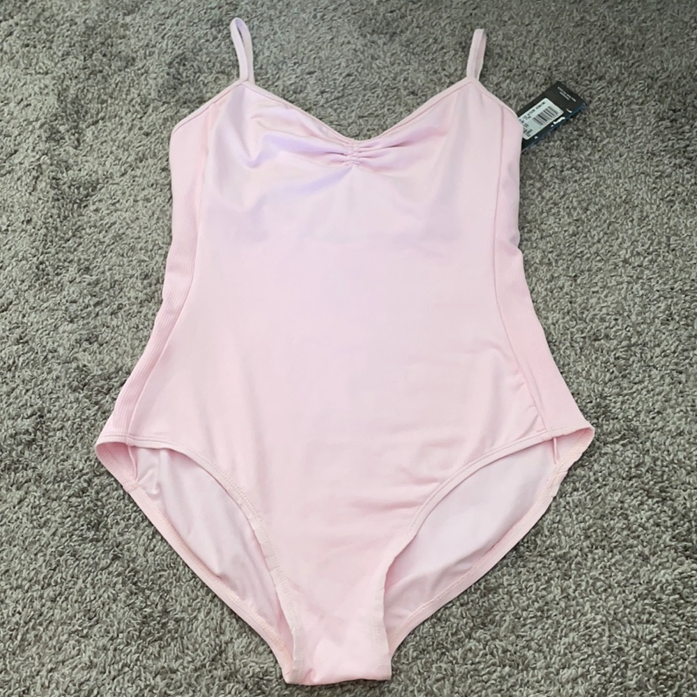 Brand new with tags pink camisole leotard